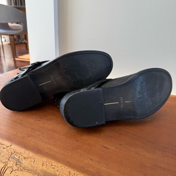 Kiera Leather Moto Ankle Bootie by Dolce Vita Size 9 Black - Picture 5 of 8